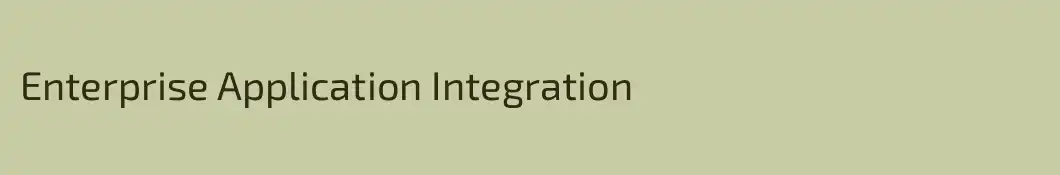 Enterprise Application Integration